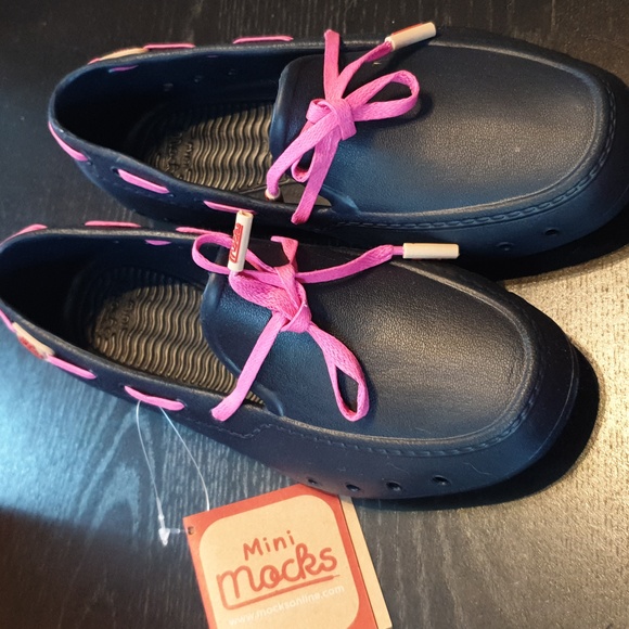 NWT Kids town & beach mocassins water shoes (plastic, drain holes) junior size 3 - Picture 5 of 14